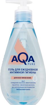 Aqa pure гель для ежедневной интимной гигиены 250 мл для всех типов кожи