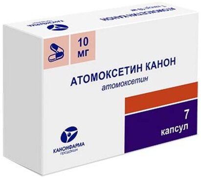 Купить атомоксетин Канон капс 10 мг 7 шт (атомоксетин) от 1052 руб. в городе Москва и Московская область в интернет-аптеке Планета Здоровья