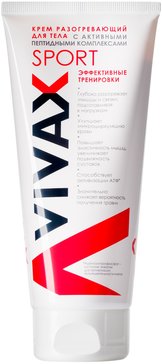 Vivax спорт крем тонизирующий с разогревающим эффектом 200мл