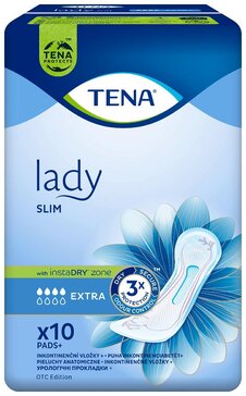 TENA Lady Slim Extra прокладки урологические 10 шт