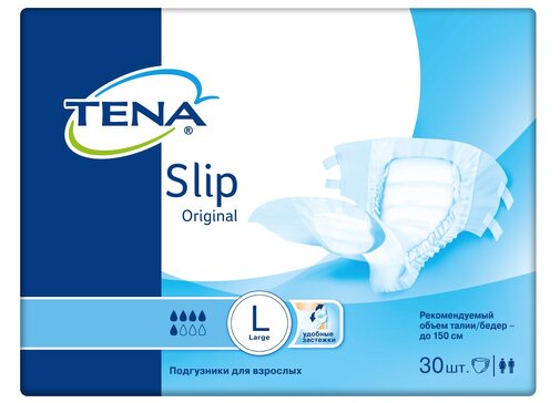 Tena Slip Original Подгузники для взрослых р.L 30 шт