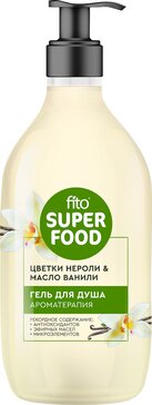 Fito superfood гель для душа ароматерапия 520мл цветки нероли и масло ванили