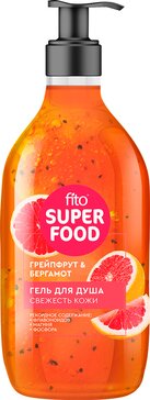 Fito superfood гель для душа свежесть кожи 520мл грейпфрут и бергамот