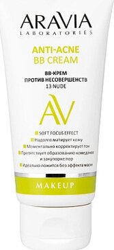 Aravia laboratories bb-крем против несовершенств anti-acne 50 мл тон 13 nude