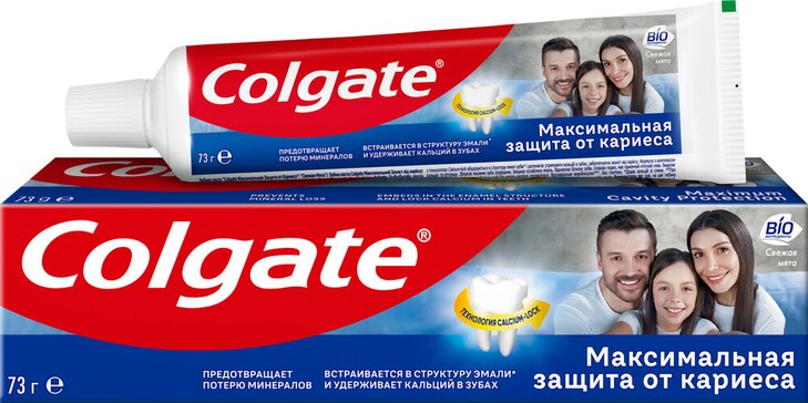 Colgate паста зубная максимальная защита от кариеса 50мл свежая мята