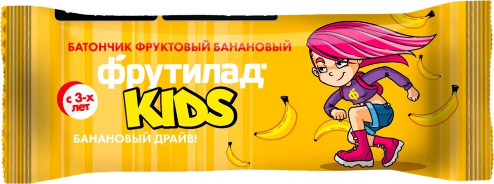 Фрутилад батончик kids фруктовый 25г банановый