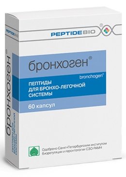 Пептидбио бронхоген капс. 60 шт