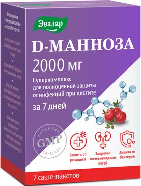 D-манноза суперкомплекс порошок пак 7 шт