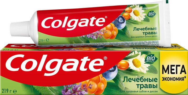 Colgate паста зубная 150мл лечебные травы