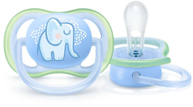 Пустышка силиконовая Philips Avent SCF086/01 с футляром для хранения и стерилизации, 0-6 мес, 1 шт