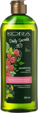 Кора daily secrets шампунь объем и плотность 350мл