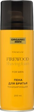 Тонизирующая пена для бритья Organic Men FireWood 200 мл