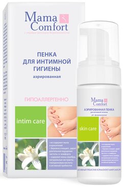 Пенка для интимной гигиены  женская аэрированная Mama Comfort, 150 мл