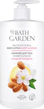 Bath garden молочко для тела универсальное 750мл сладкий миндаль