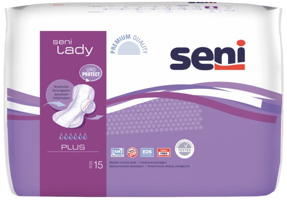 Seni Lady Plus прокладки урологические 15 шт 