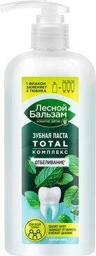 Лесной Бальзам зубная паста TOTAL Комплекс Отбеливание Свежая мята для всей семьи 290 мл