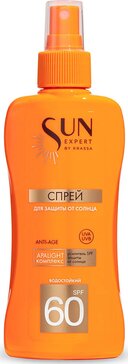 Krassa спрей солнцезащитный spf 60 sun expert 180мл