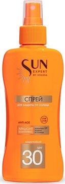 Krassa спрей солнцезащитный spf 30 sun expert 180мл