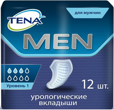 TENA Men уровень 1 урологические вкладыши для мужчин 12 шт