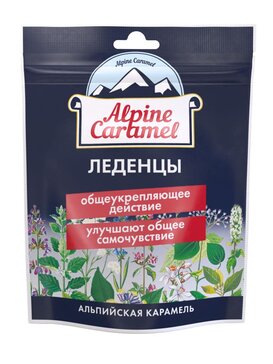 Alpine Caramel Альпийская карамель Леденцы с сахаром 75 г