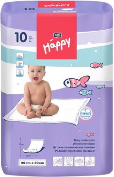 Bella baby happy пеленка гигиеническая детская 60х90см  10 шт soft