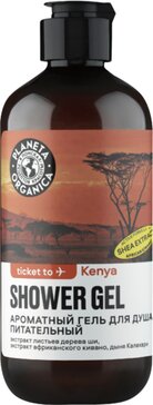 Planeta organika гель для душа питательный ticket to kenya 400мл ароматный