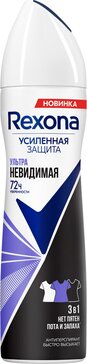 Rexona антиперспирант-аэрозоль усиленная защита ультраневидимая 150мл