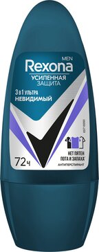 Rexona men антиперспирант для мужчин усиленная защита ультраневидимый 50мл ролик