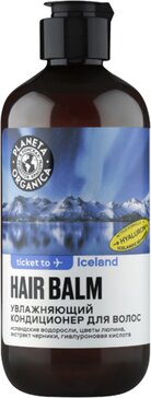 Planeta organica кондиционер для волос увлажняющий ticket to iceland 400мл