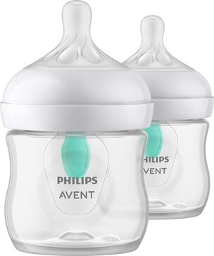 Бутылочка для кормления Philips Avent Natural Response SCY670/02 с клапаном AirFree, 125 мл, 0 мес+, 2 шт