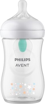 Бутылочка для кормления Philips Avent Natural Response SCY673/82 с клапаном AirFree 260 мл 1 мес+, рисунок звезды