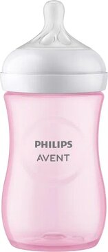 Бутылочка для кормления Philips Avent Natural Response SCY903/11, 260 мл, 1 мес+, 1 шт, розовая