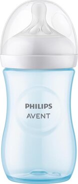 Бутылочка для кормления Philips Avent Natural Response SCY903/11, 260 мл, 1 мес+, 1 шт, голубая