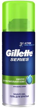 Gillette Series Sensitive Для Чувствительной Кожи Мужской Гель Для Бритья 75 мл