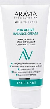 Aravia laboratories крем для лица балансирующий 50мл с pha-кислотами