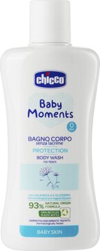 Chicco baby moments пена 0+ для ванны protection 200мл