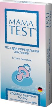 Mamatest Тест для определения овуляции 5 шт