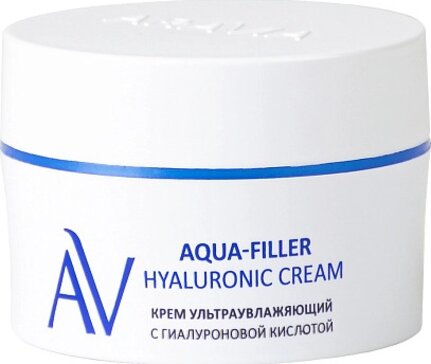 Aravia laboratories крем для лица ультраувлажняющий aqua filler 50мл с гиалуроновой кислотой