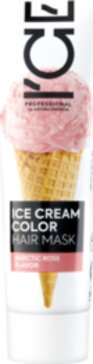 Ice cream color by natura siberica маска для волос тонирующая 100мл тон арктический розовый блонд