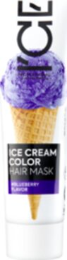 Ice cream color by natura siberica маска для волос тонирующая 100мл тон чернично-фиолетовый