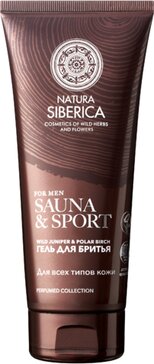 Natura siberica sauna&sport гель мужской для бритья 200мл для всех типов кожи