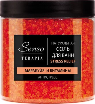 Senso terapia соль-пена для ванн 600г stress relief