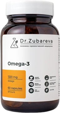 DR.ZUBAREVA Омега 3 60 капсул