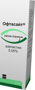 Офтасайт капли глазные 0.05% 10 мл