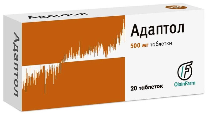 Купить Адаптол таб 500 мг 20 шт (тетраметилтетраазабициклооктандион) повыгодной цене в ближайшей аптеке. Цена, инструкция на лекарство, препарат
