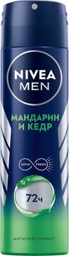 Nivea for men дезодорант-спрей 150мл мандарин и кедр