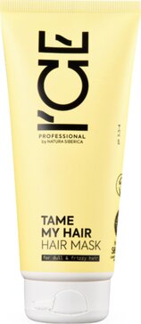 Ice by natura siberica маска tame my hair 200мл для тусклых и вьющихся волос