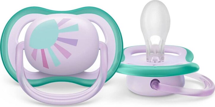 Пустышка силиконовая Philips Avent SCF086/04 с футляром для хранения и стерилизации, 0-6 мес, 1 шт