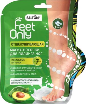 FeetOnly Lady Маска-носочки отшелушивающая для пилинга ног 1 пара