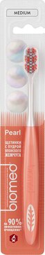 Biomed щетка зубная комплексная средняя pearl white